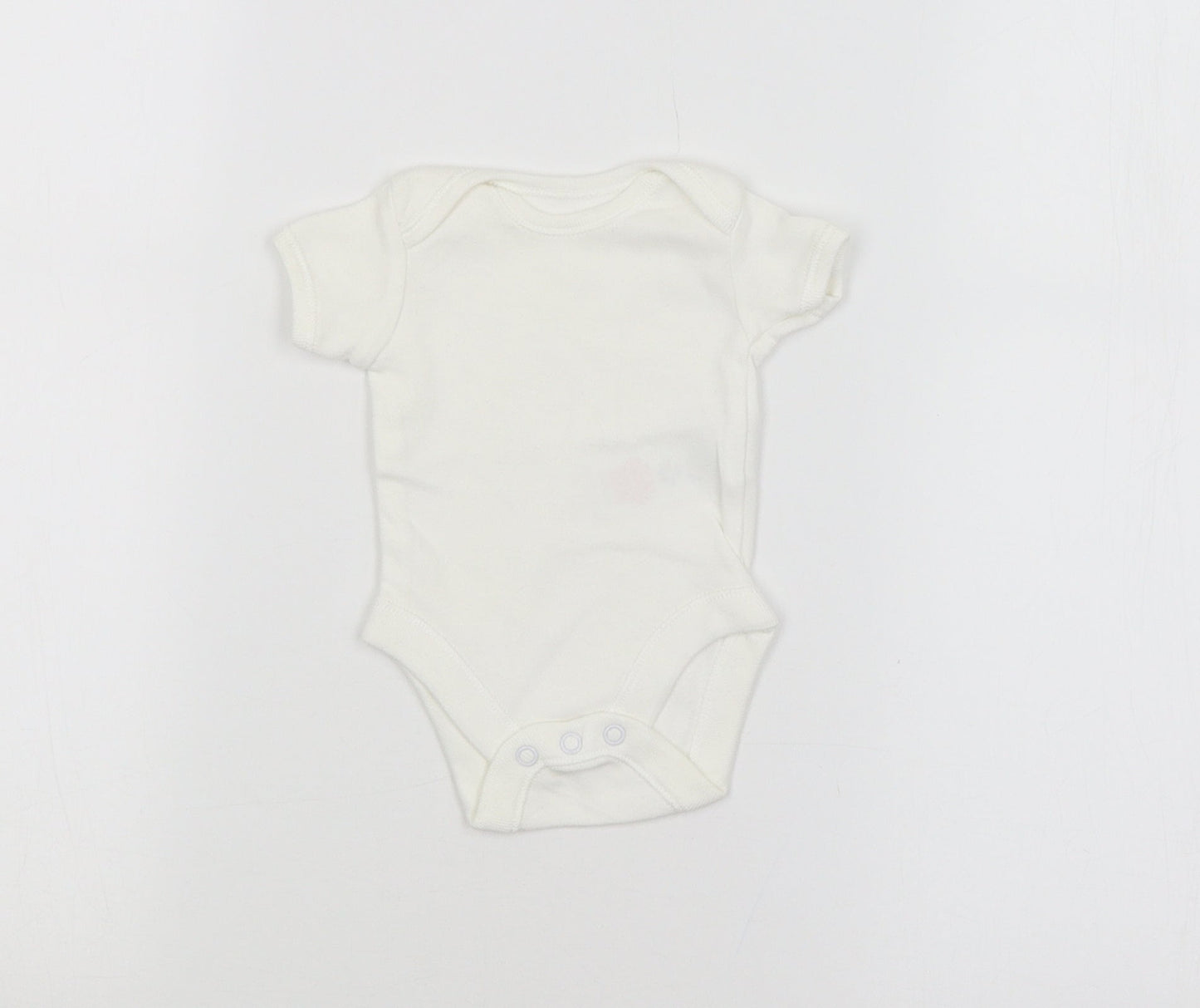 F&F Baby White   Babygrow One-Piece Size 0-3 Months