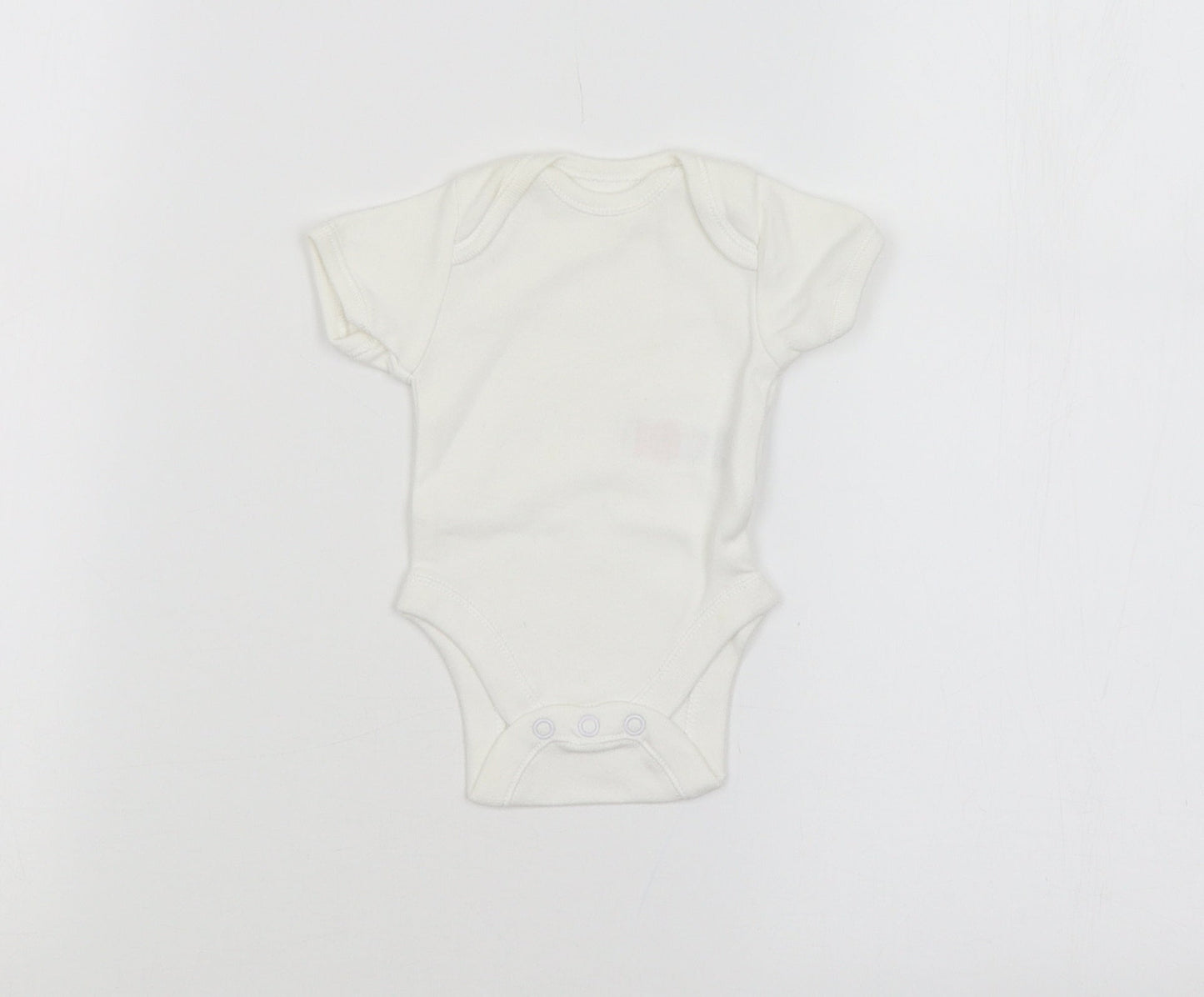 F&F Baby White   Babygrow One-Piece Size 0-3 Months