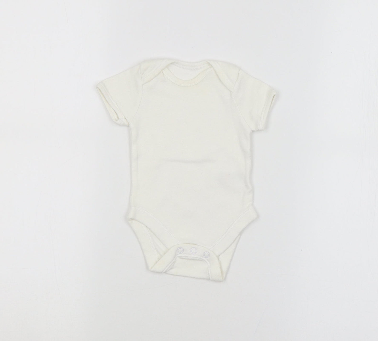 F&F Baby White   Babygrow One-Piece Size 0-3 Months