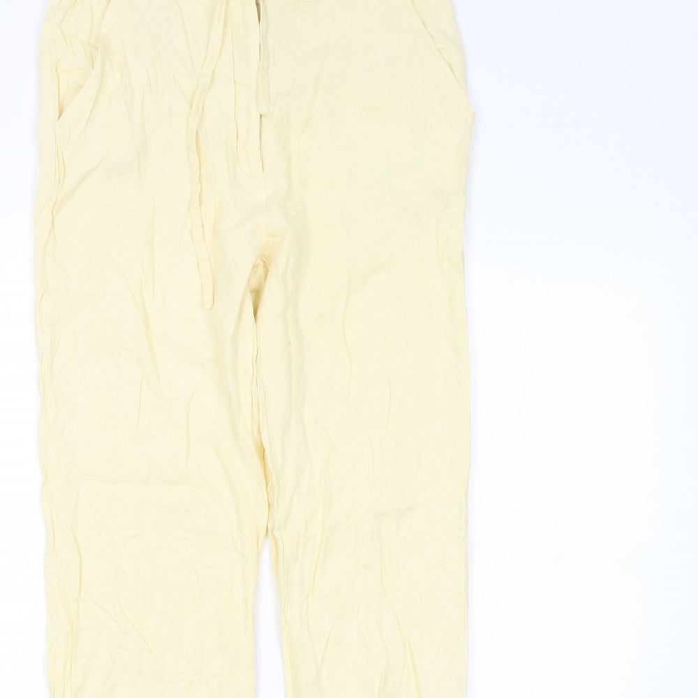 Preworn Womens Yellow   Trousers  Size XL L30 in