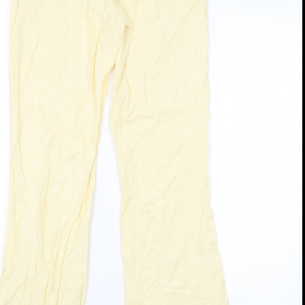 Preworn Womens Yellow   Trousers  Size XL L30 in