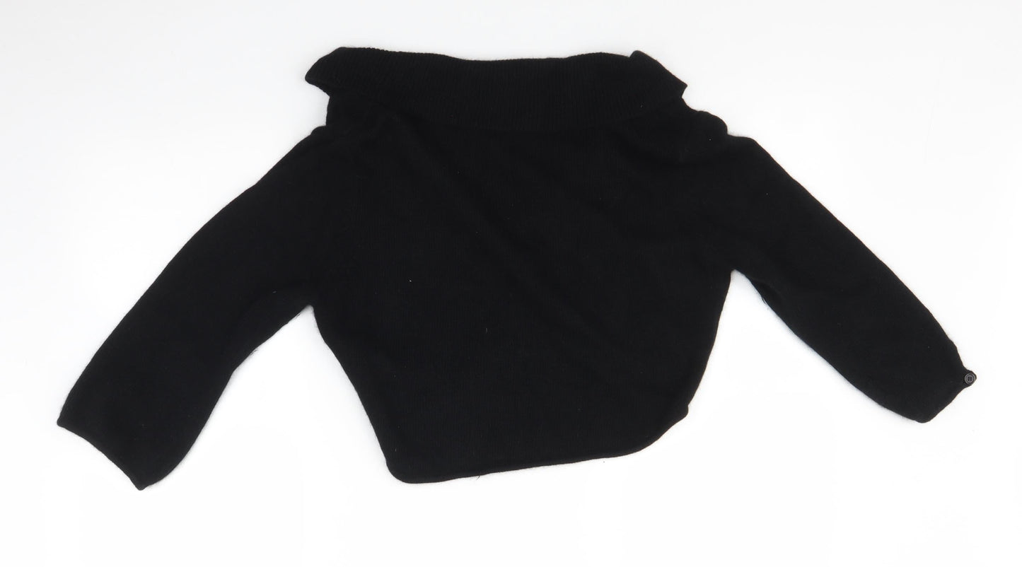 bYoung Womens Black   Cardigan Jumper Size XL  - Cropped