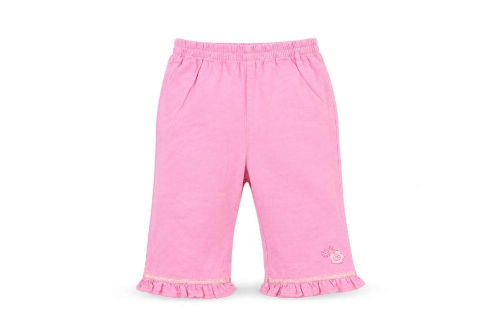 Front view of Cherokee Baby Pink Jeans, size 3-6, Months