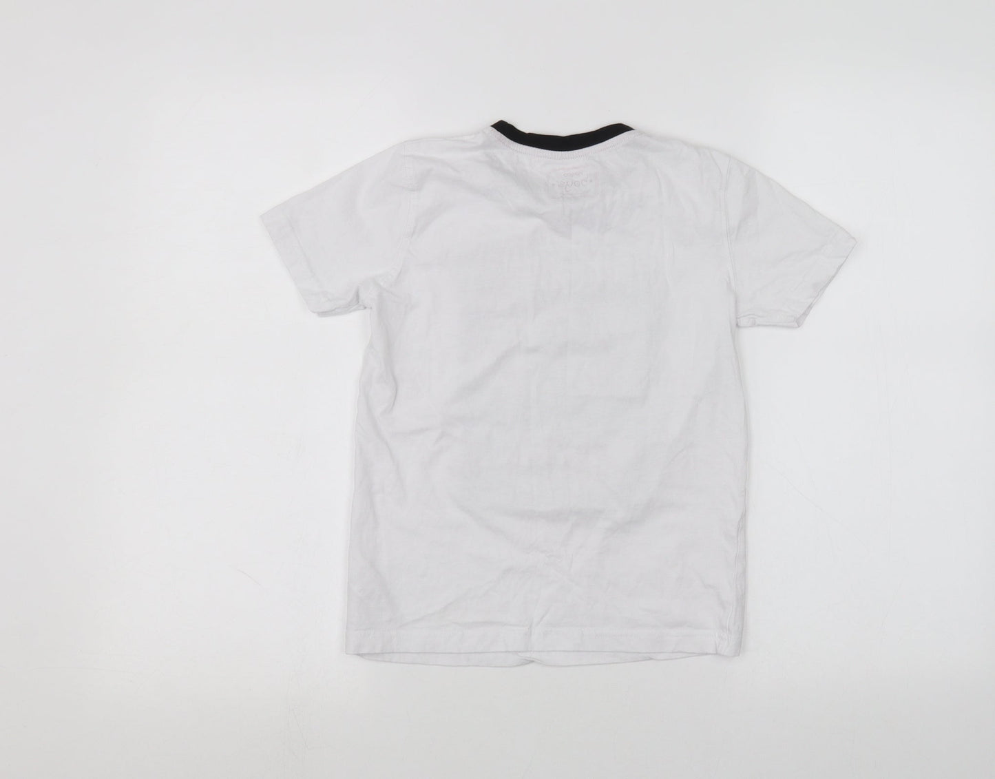 PEP&CO Boys White   Basic T-Shirt Size 9-10 Years
