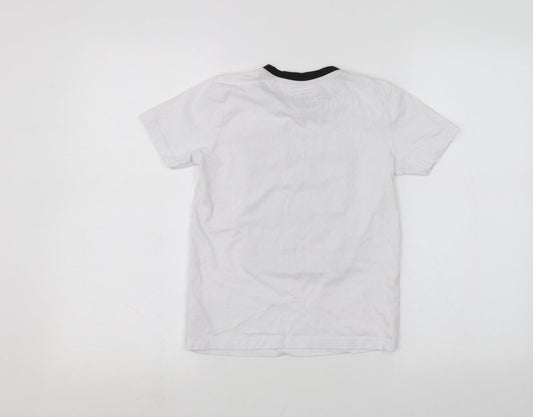 PEP&CO Boys White   Basic T-Shirt Size 9-10 Years