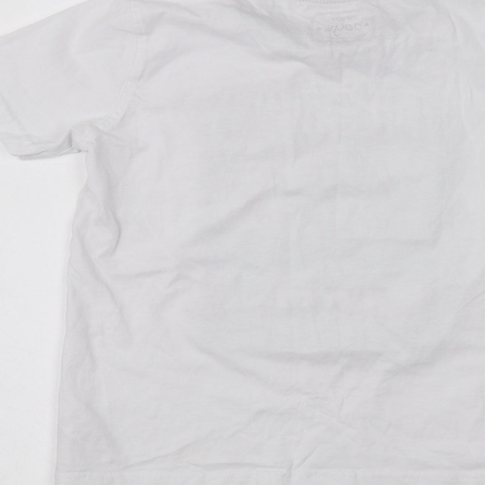 PEP&CO Boys White   Basic T-Shirt Size 9-10 Years