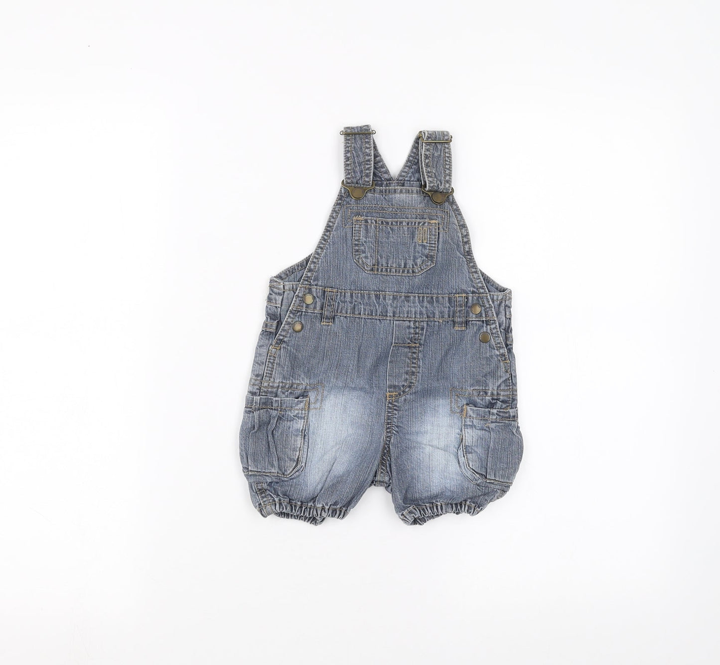 H&M Baby Blue  Denim Dungaree One-Piece Size 3-6 Months