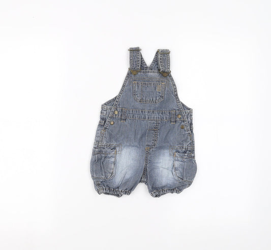 H&M Baby Blue  Denim Dungaree One-Piece Size 3-6 Months