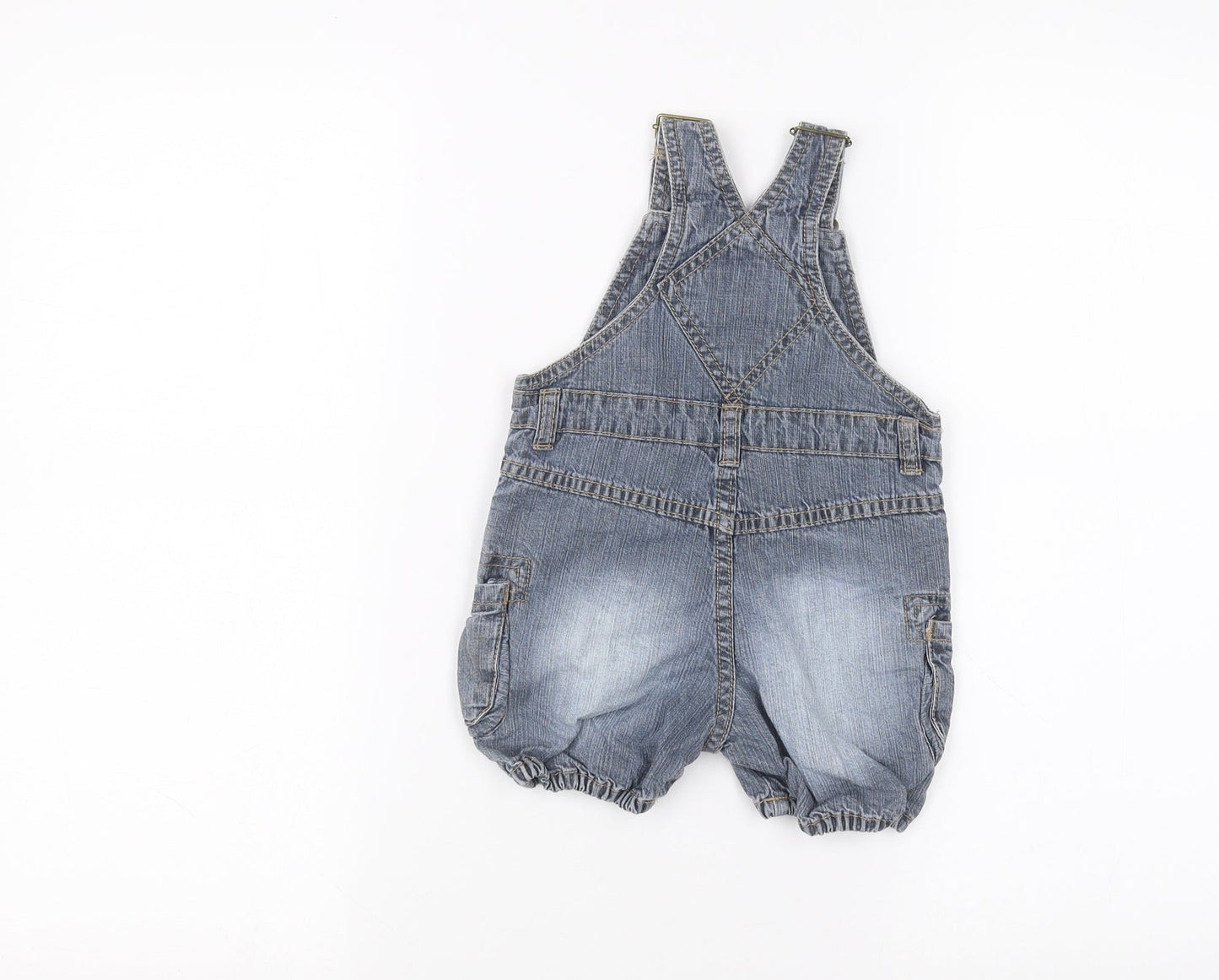 H&M Baby Blue  Denim Dungaree One-Piece Size 3-6 Months