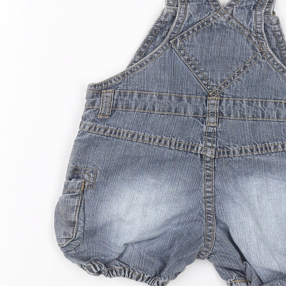 H&M Baby Blue  Denim Dungaree One-Piece Size 3-6 Months