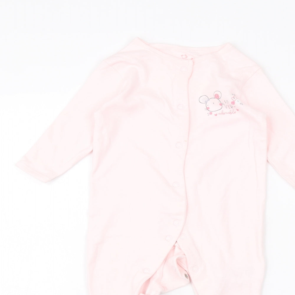 Earlydays Baby Pink   Coverall One-Piece Size 3-6 Months
