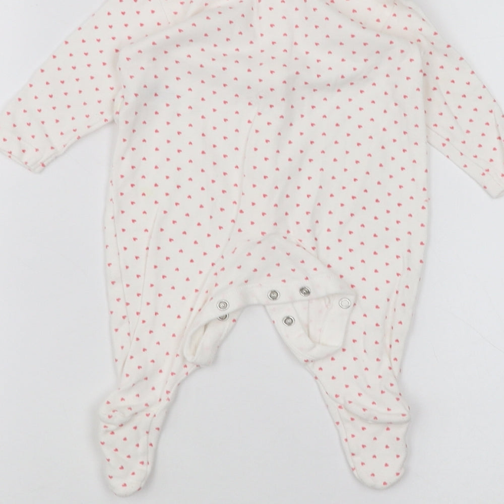 Earlydays Baby White Polka Dot  Coverall One-Piece Size 3-6 Months