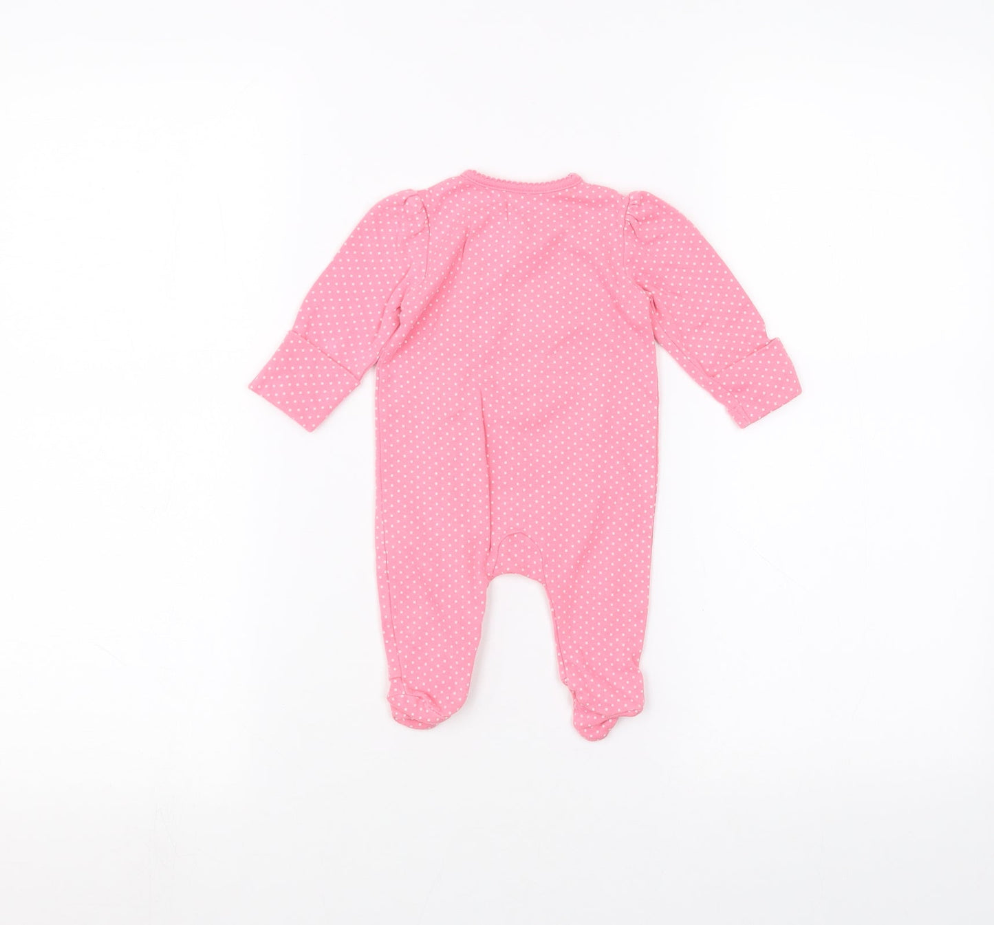 George Baby Orange Polka Dot  Coverall One-Piece Size 0-3 Months