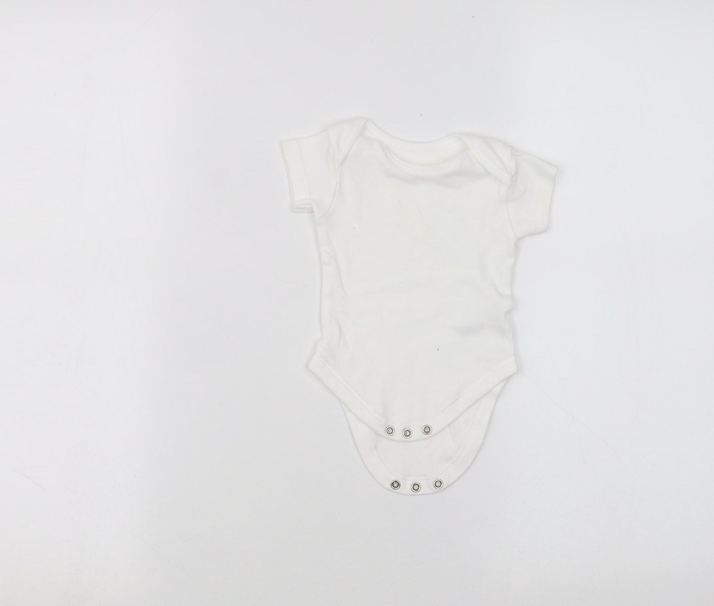 Nutmeg Baby White   Babygrow One-Piece Size 0-3 Months