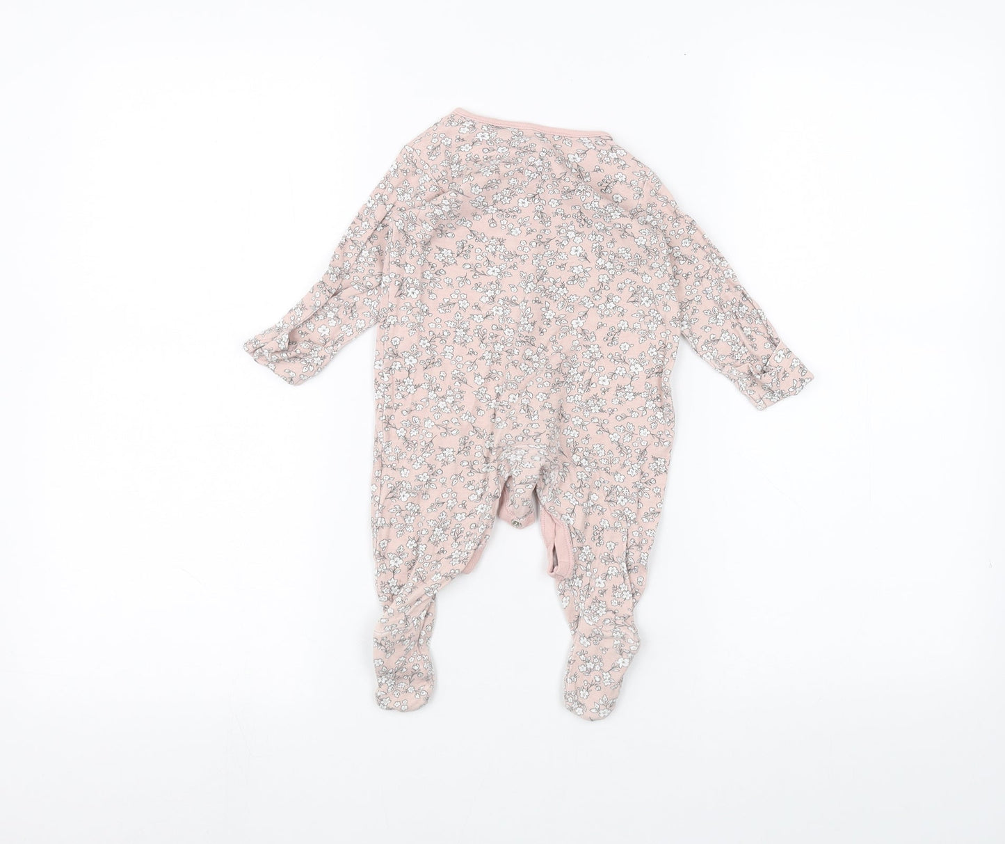 TU Baby Pink Floral  Coverall One-Piece Size 3-6 Months