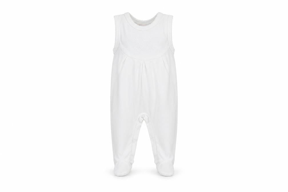 Gamex Baby White   Coverall One-Piece Size 6-9 Months