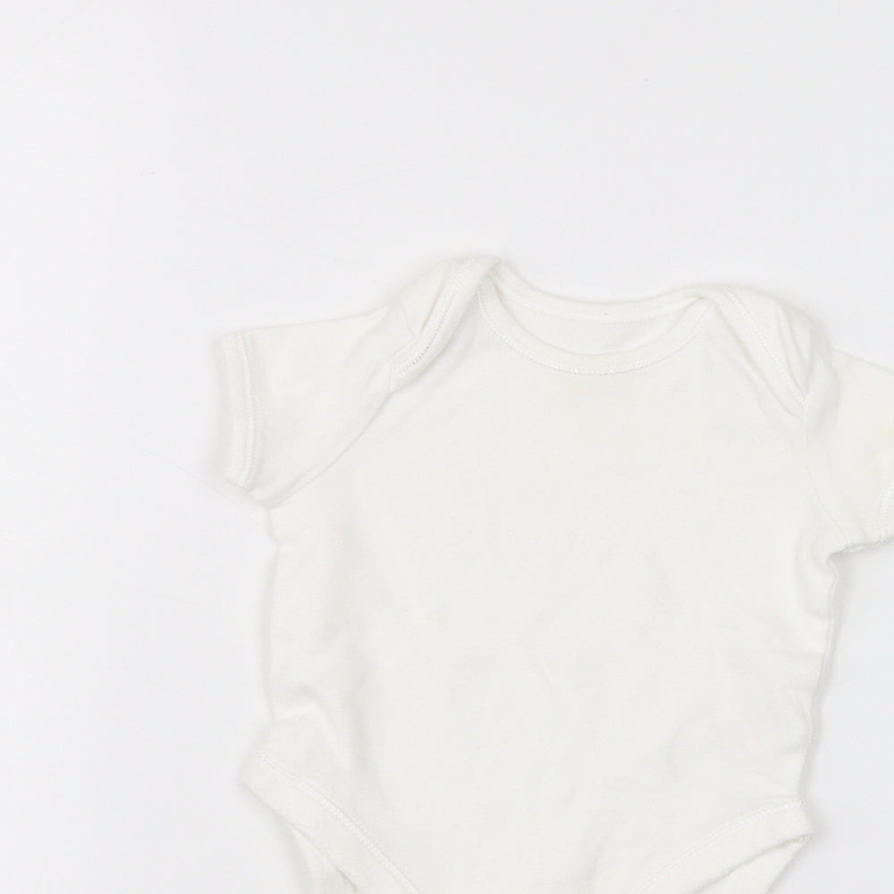 George Baby White   Babygrow One-Piece Size 3-6 Months
