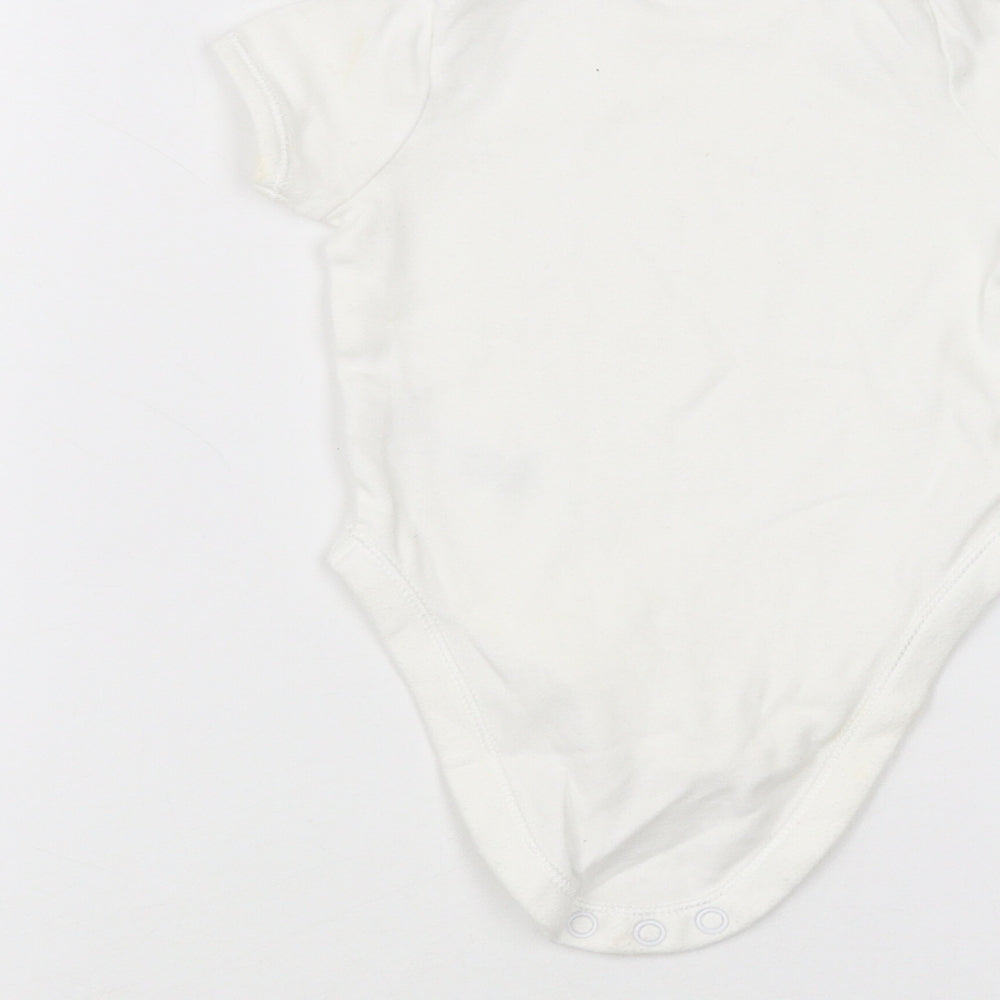 George Baby White   Babygrow One-Piece Size 3-6 Months