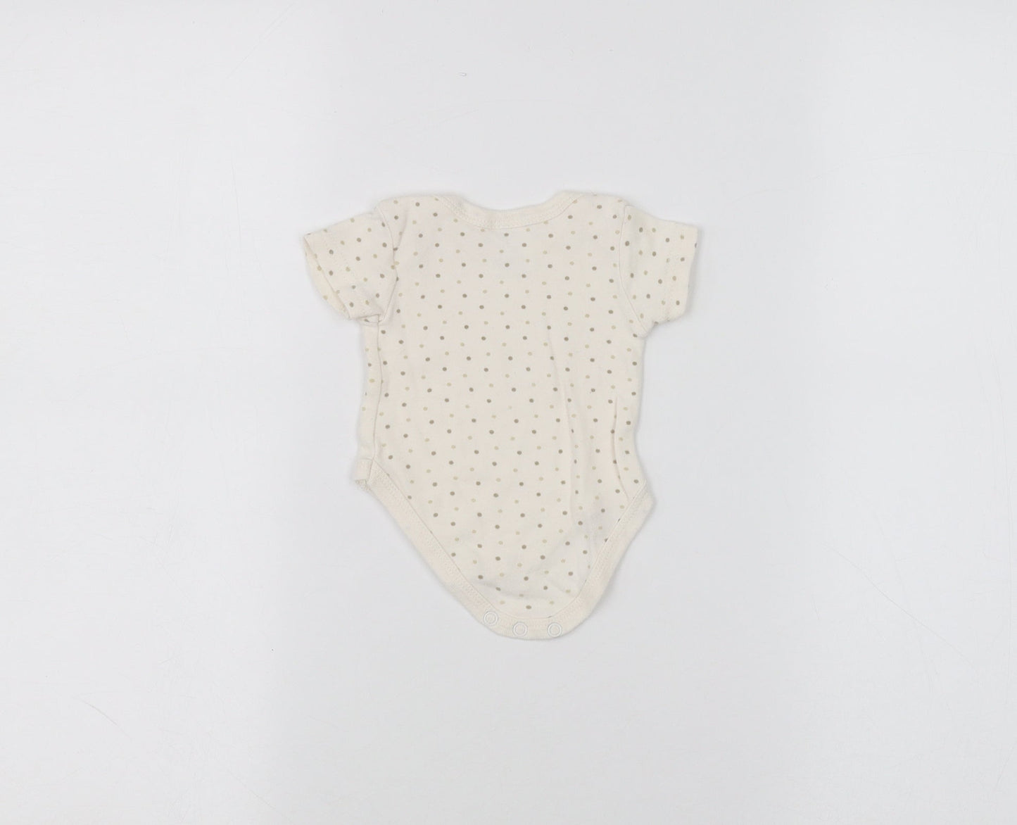Preworn Baby White   Babygrow One-Piece Size 0-3 Months