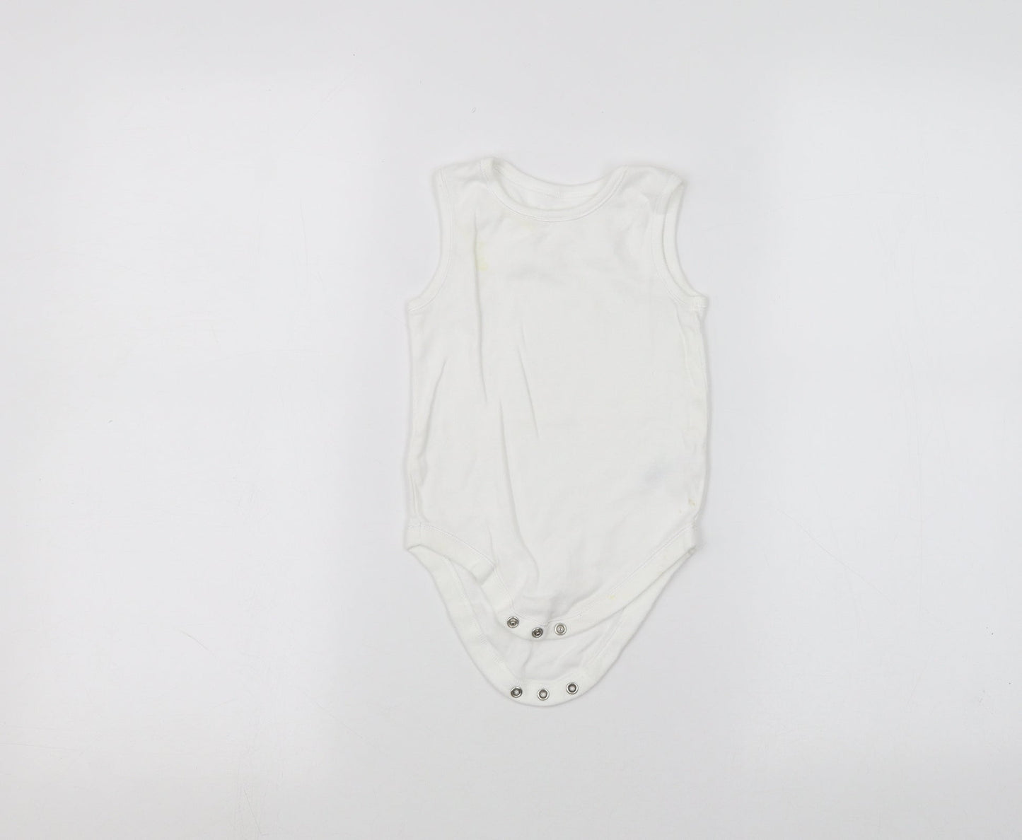 Nutmeg Baby White   Babygrow One-Piece Size 12-18 Months