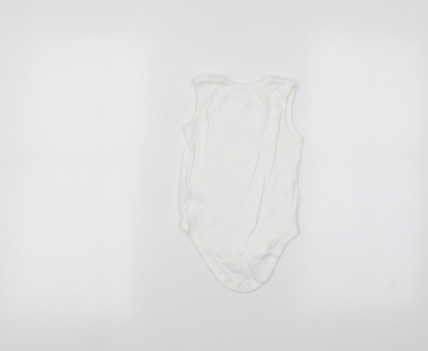 Nutmeg Baby White   Babygrow One-Piece Size 12-18 Months