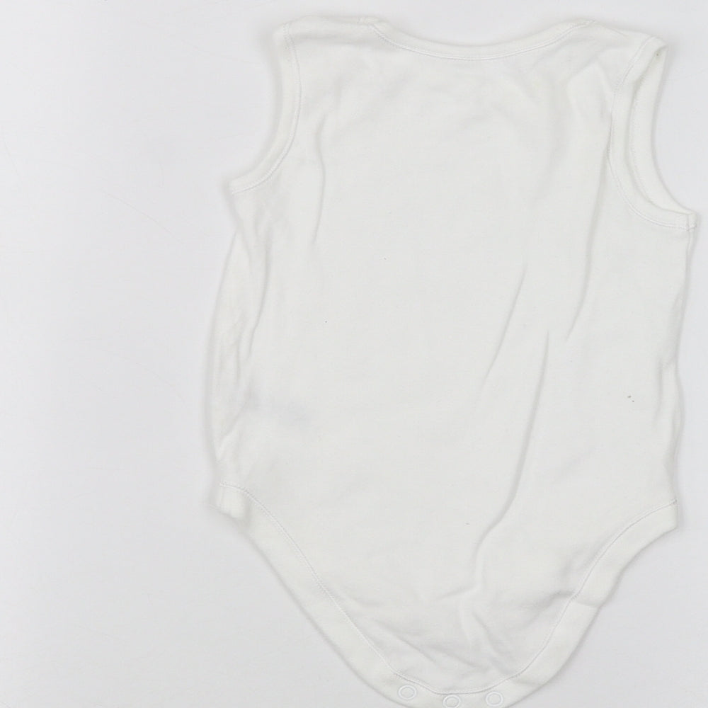 Nutmeg Baby White   Babygrow One-Piece Size 12-18 Months