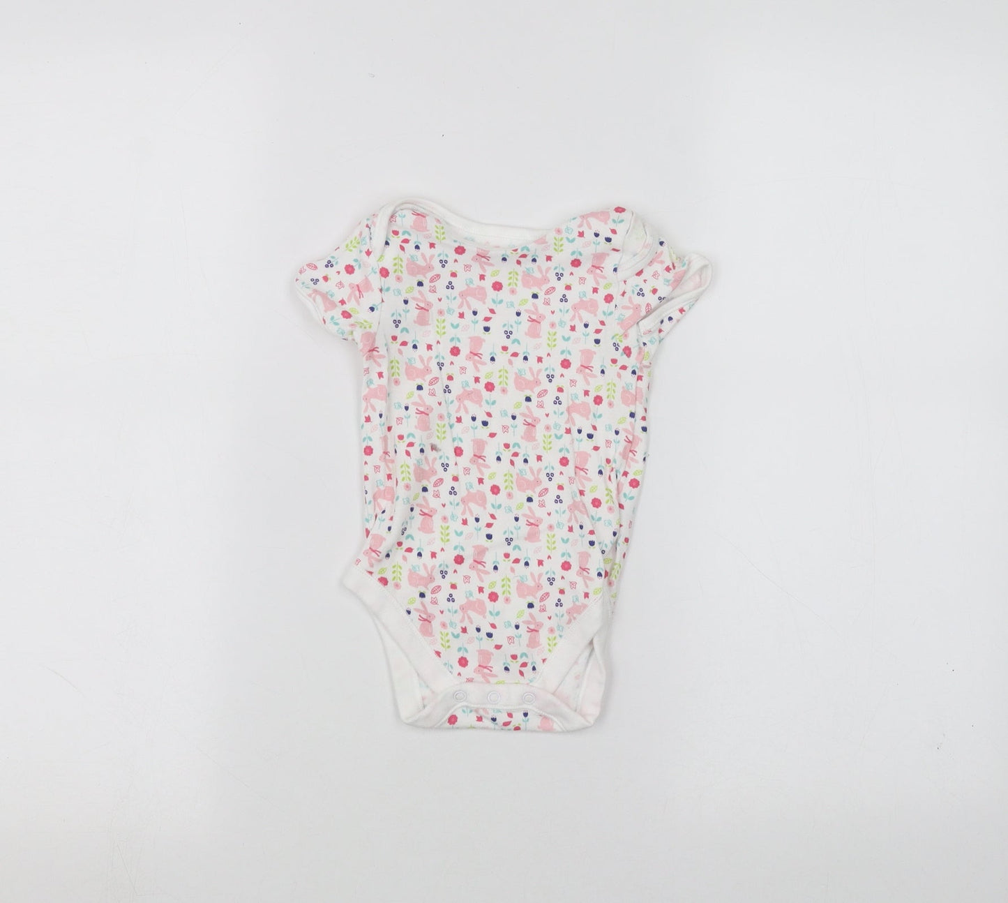 PEP&CO Baby White   Babygrow One-Piece Size 9-12 Months