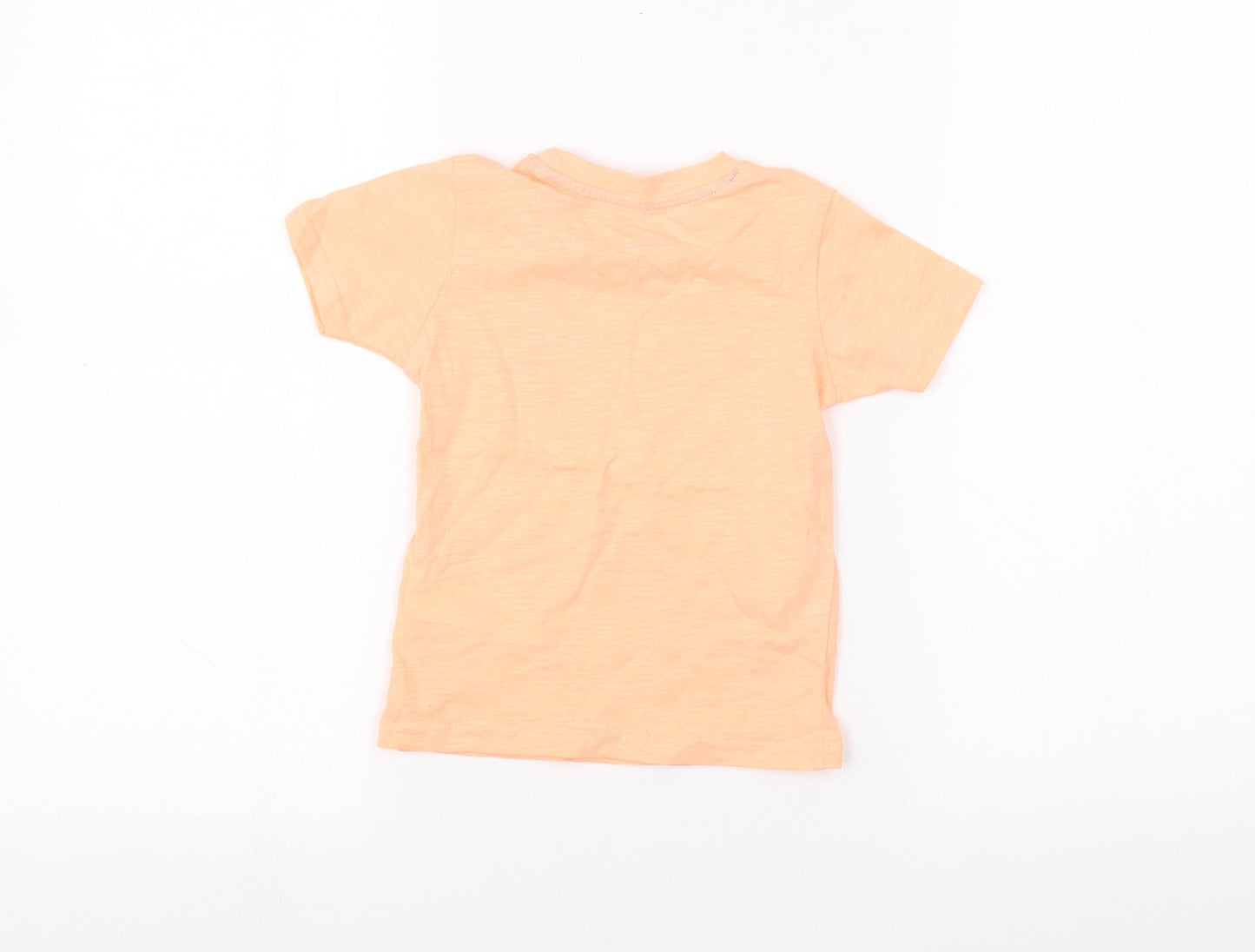 Primark Baby Orange   Basic T-Shirt Size 12-18 Months