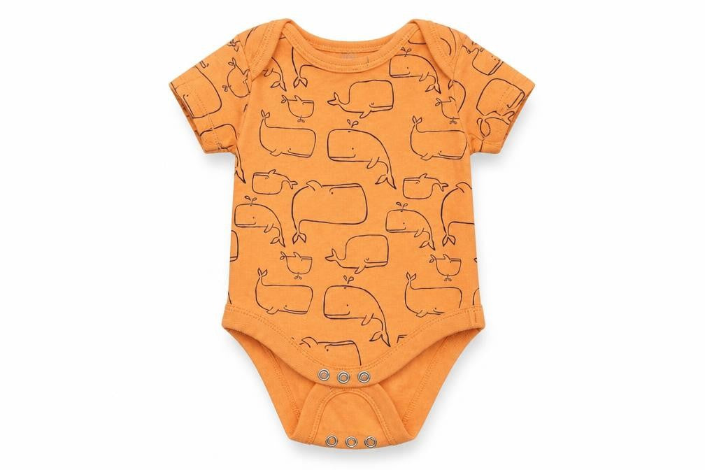 F&F Baby Orange   Babygrow One-Piece Size 3-6 Months