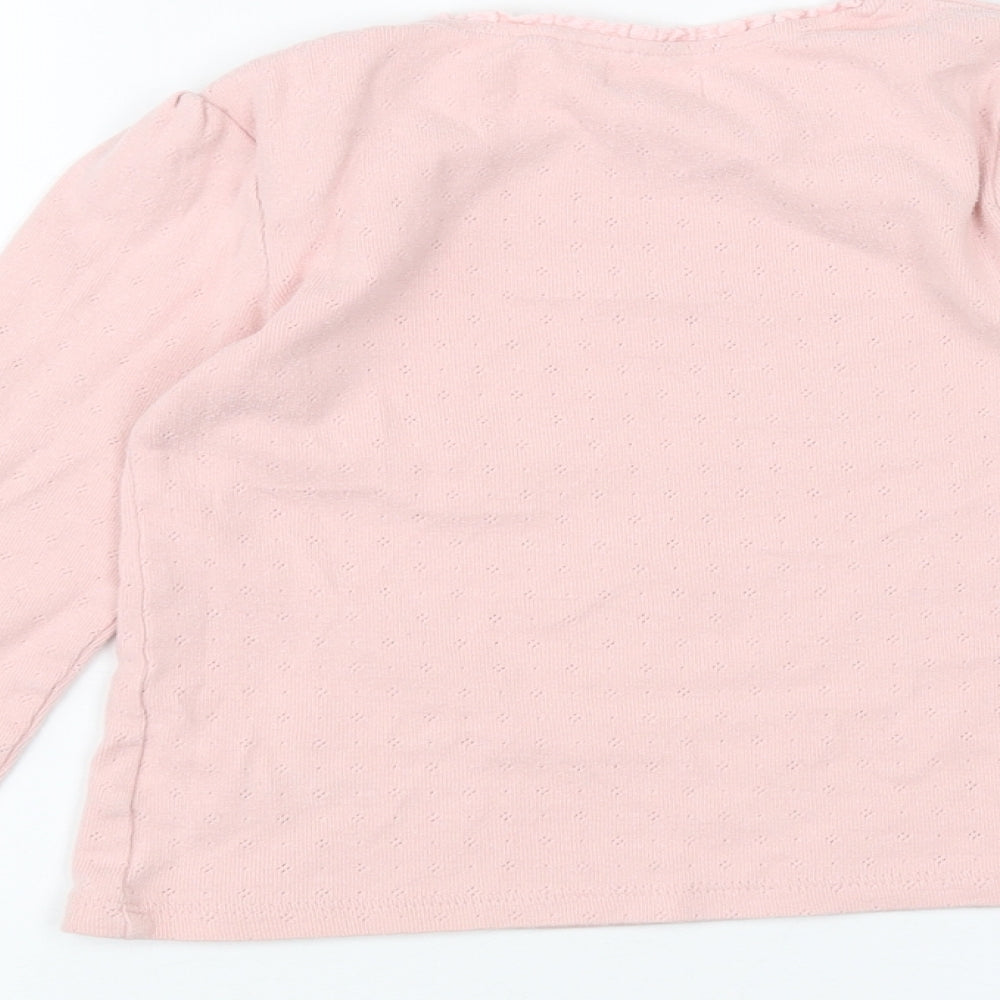 NEXT Girls Pink   Basic T-Shirt Size 6 Years