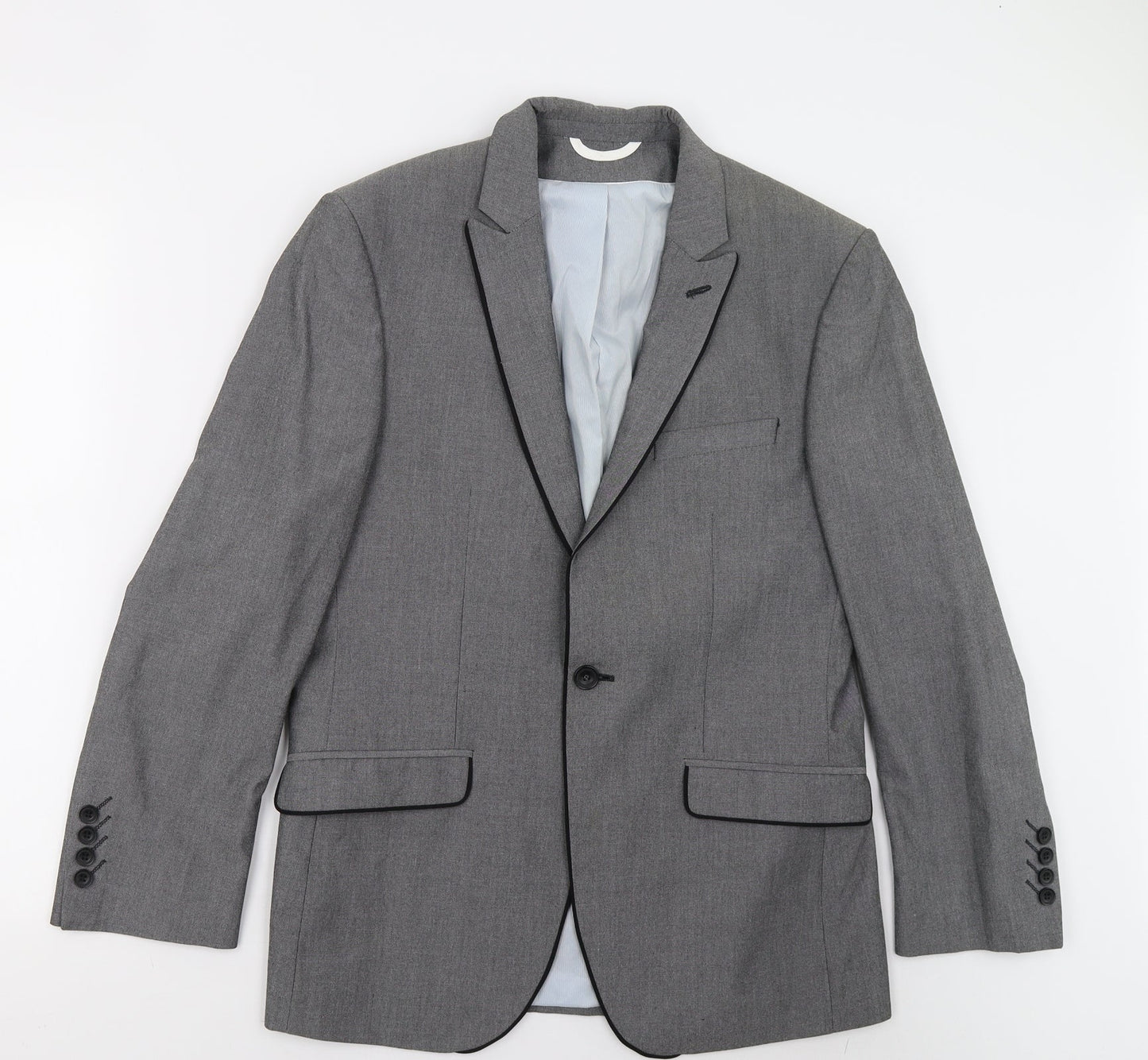 Burton Mens Grey   Jacket Suit Jacket Size 38