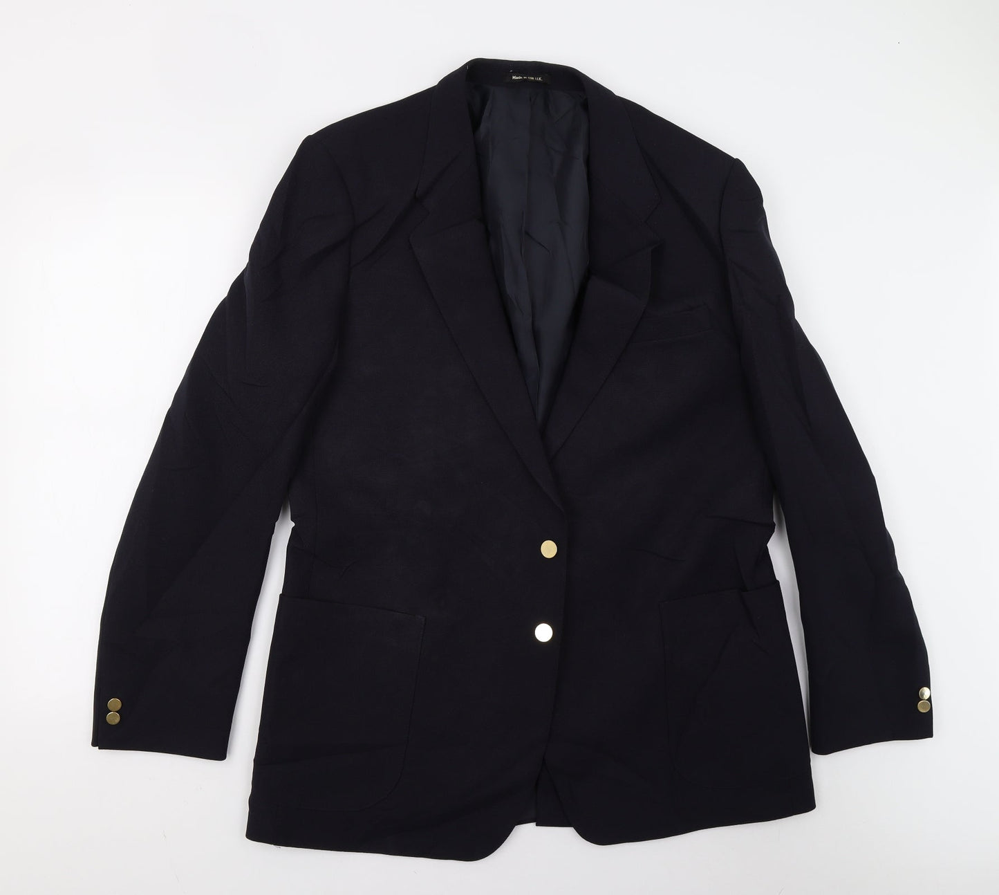 M&S Mens Blue   Jacket Suit Jacket Size 44