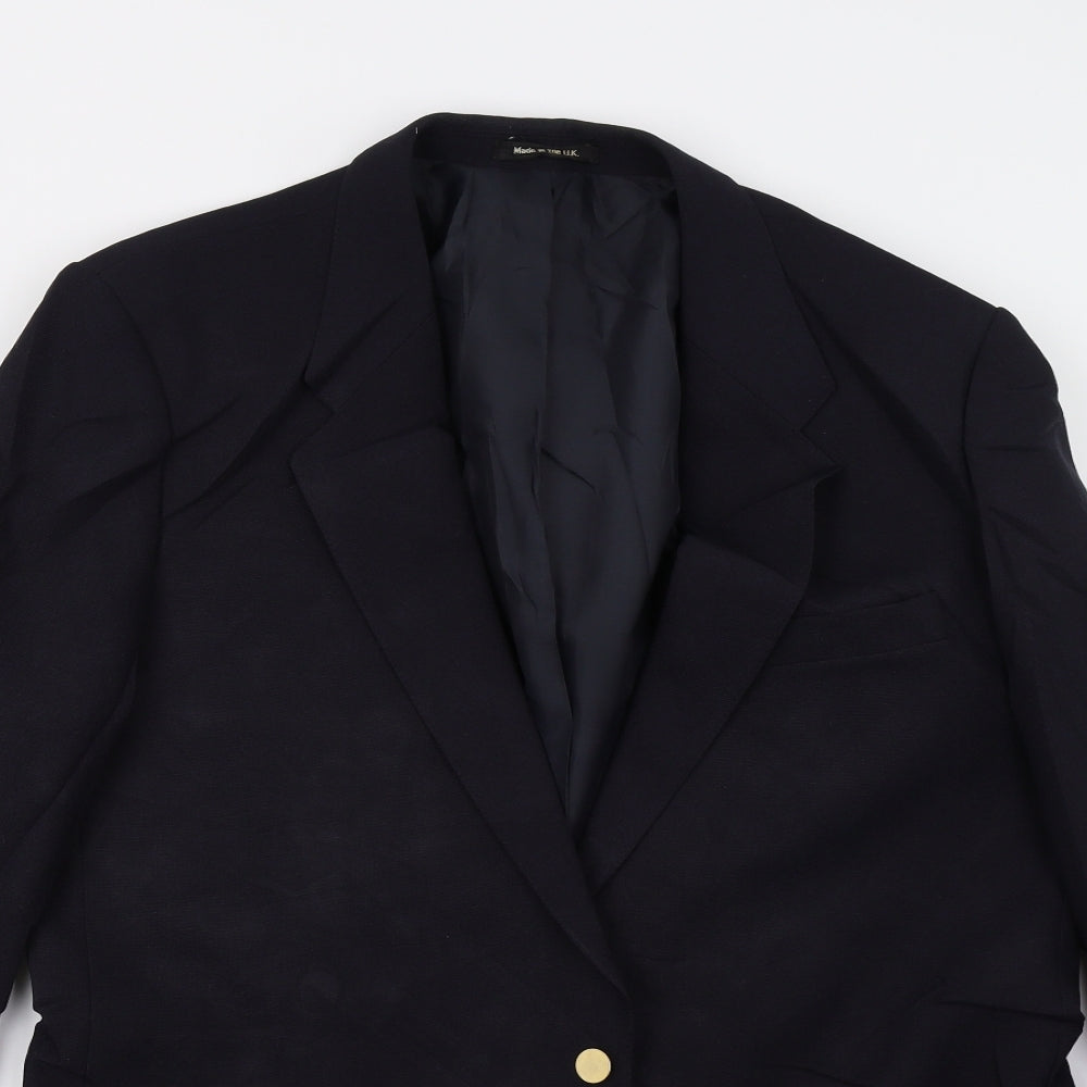 M&S Mens Blue   Jacket Suit Jacket Size 44