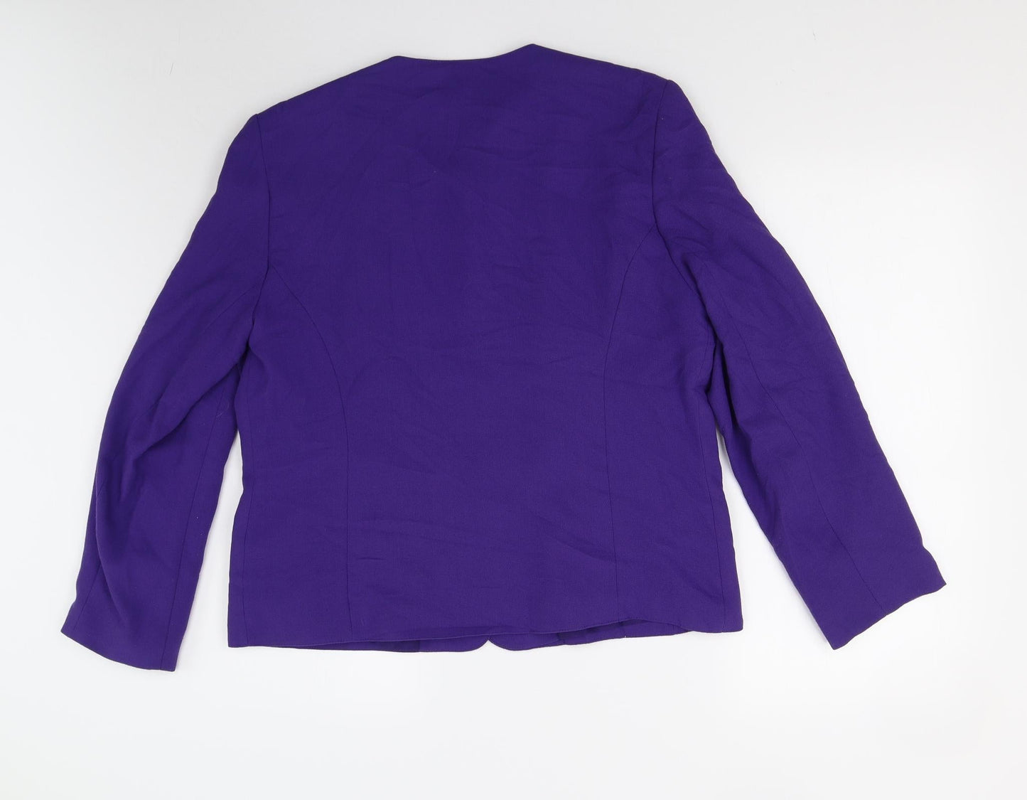 Features Womens Purple   Jacket Blazer Size 14