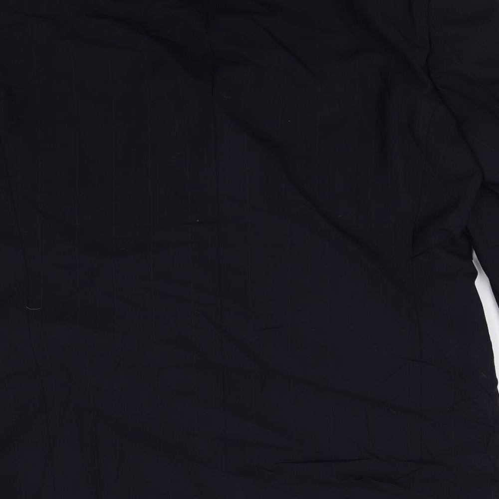 MODENA Mens Blue Striped  Jacket Suit Jacket Size 42