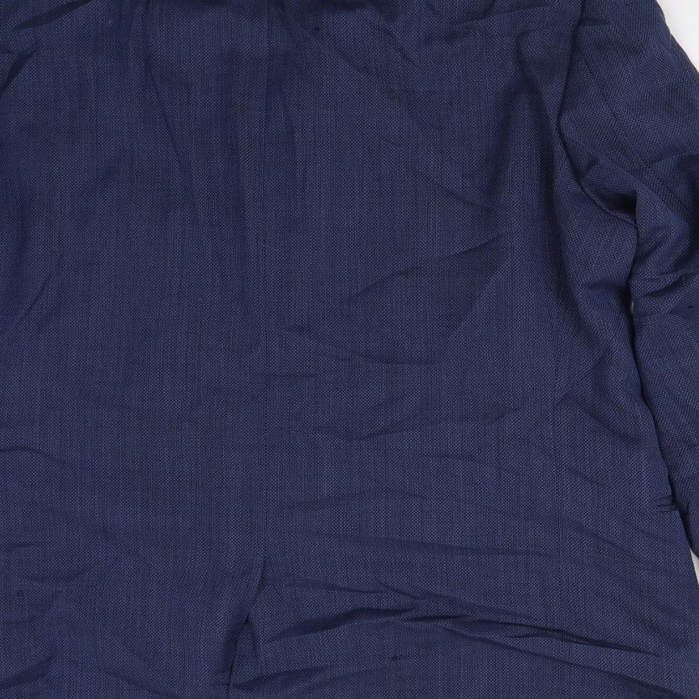 STONES Mens Blue   Jacket Suit Jacket Size 40