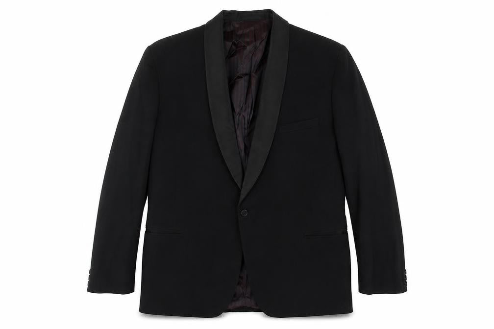 Burleigh Mens Black   Jacket Suit Jacket Size 38