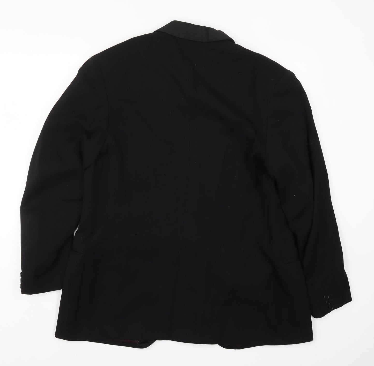 Burleigh Mens Black   Jacket Suit Jacket Size 38
