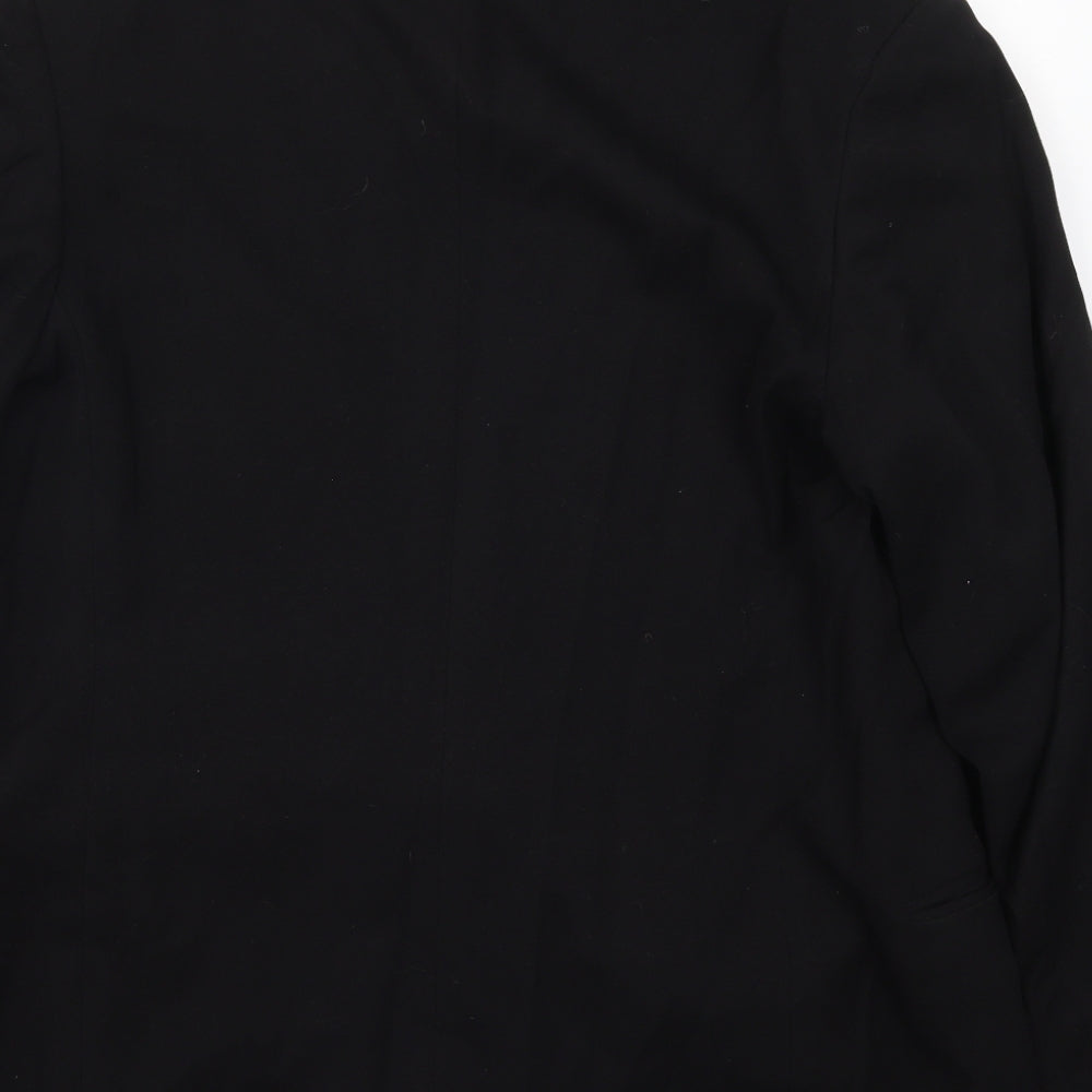 Burleigh Mens Black   Jacket Suit Jacket Size 38