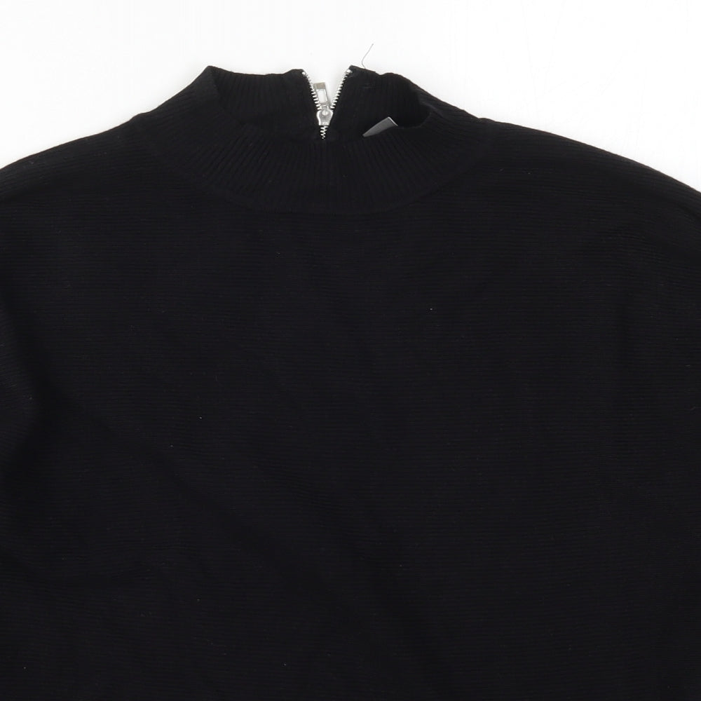 Primark Womens Black  Knit Pullover Jumper Size 10