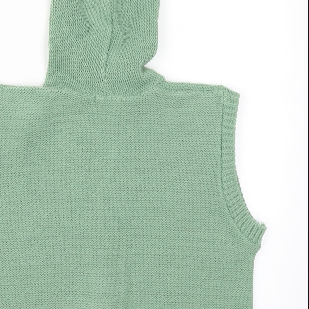 I SAW IT FIRST Womens Green  Knit Cardigan Jumper Size 12