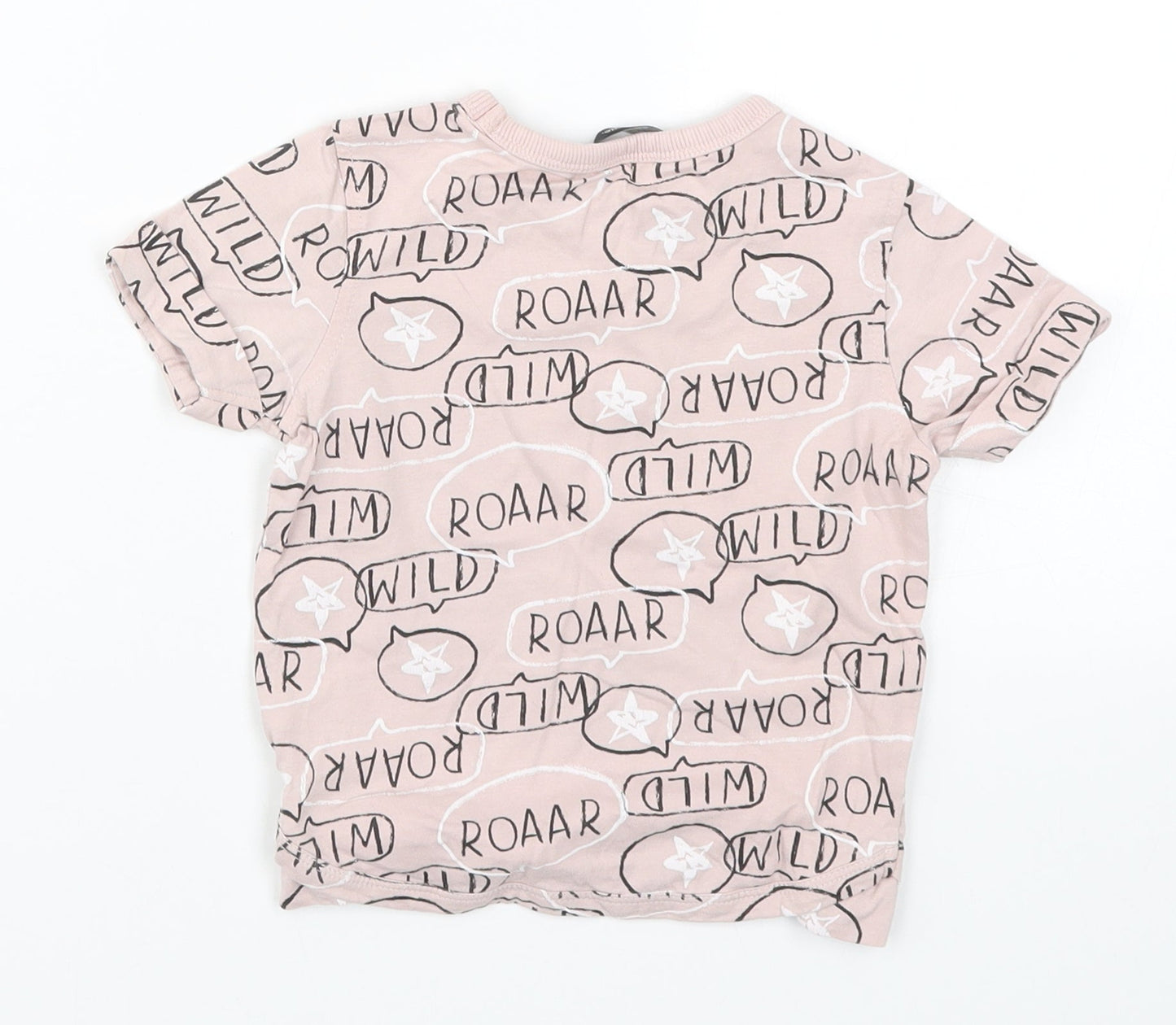George Baby Pink   Basic T-Shirt Size 12-18 Months  - Roar