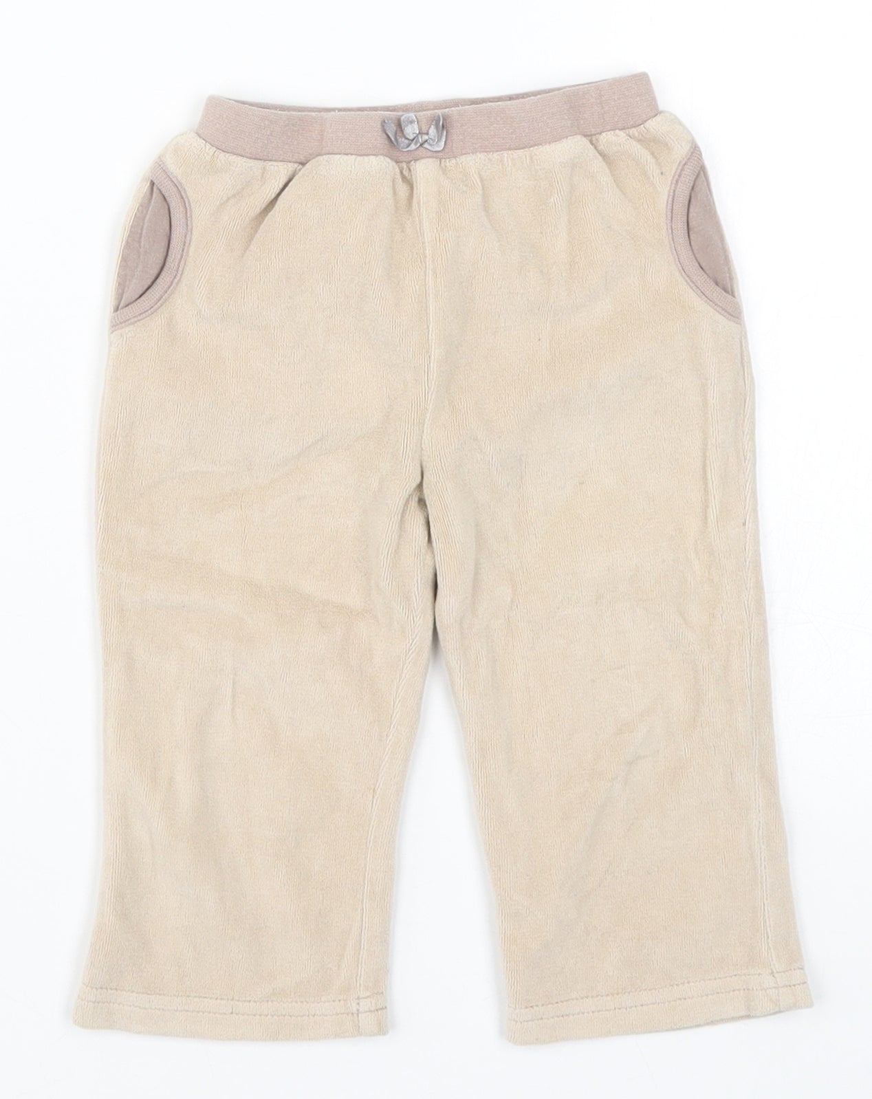 Cherokee Girls Beige   Sweatpants Trousers Size 9-12 Months