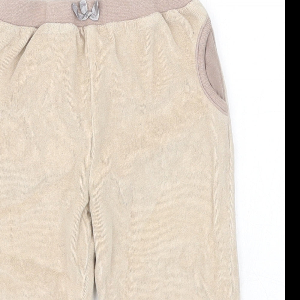 Cherokee Girls Beige   Sweatpants Trousers Size 9-12 Months