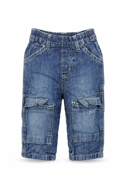 Baby Mac Boys Blue  Denim Capri Jeans Size 6-9 Months