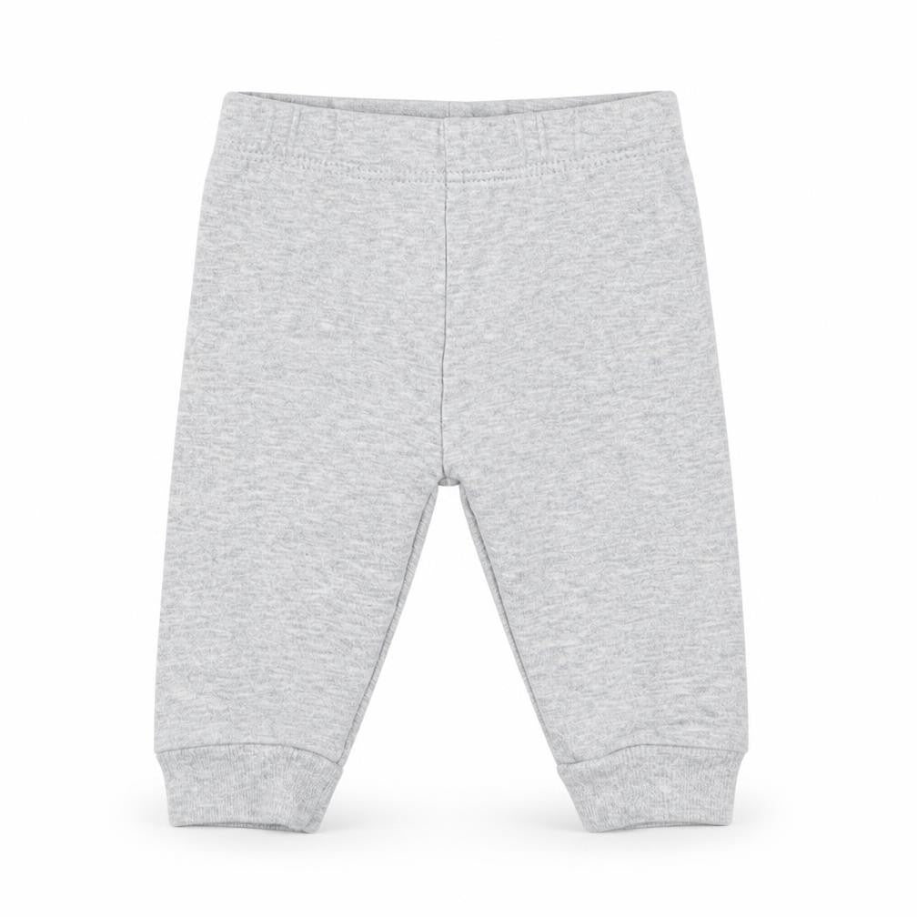 Front view of Next girls’ grey capri trousers, size 0-3, months