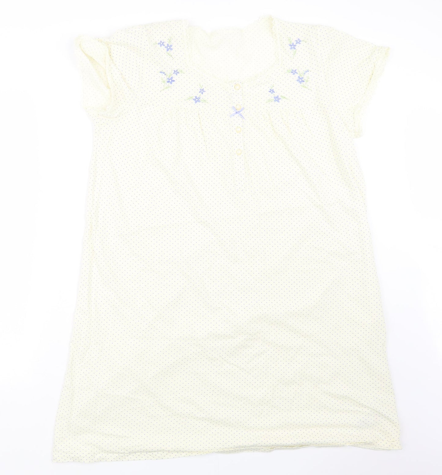 Marks and Spencer Womens Ivory Polka Dot  Top One Piece Size 12