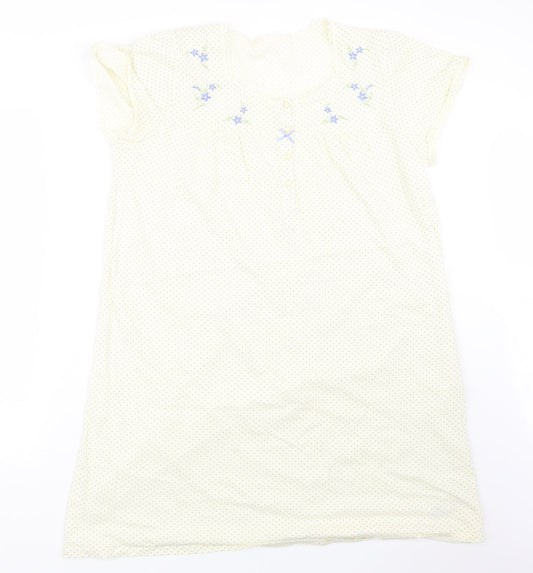 Marks and Spencer Womens Ivory Polka Dot  Top One Piece Size 12