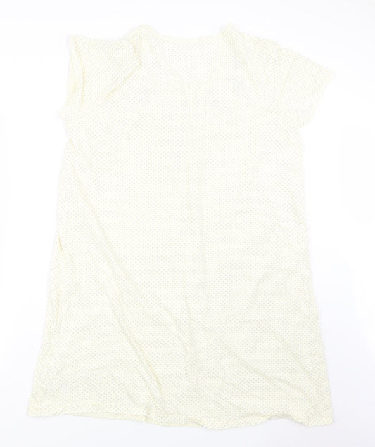 Marks and Spencer Womens Ivory Polka Dot  Top One Piece Size 12