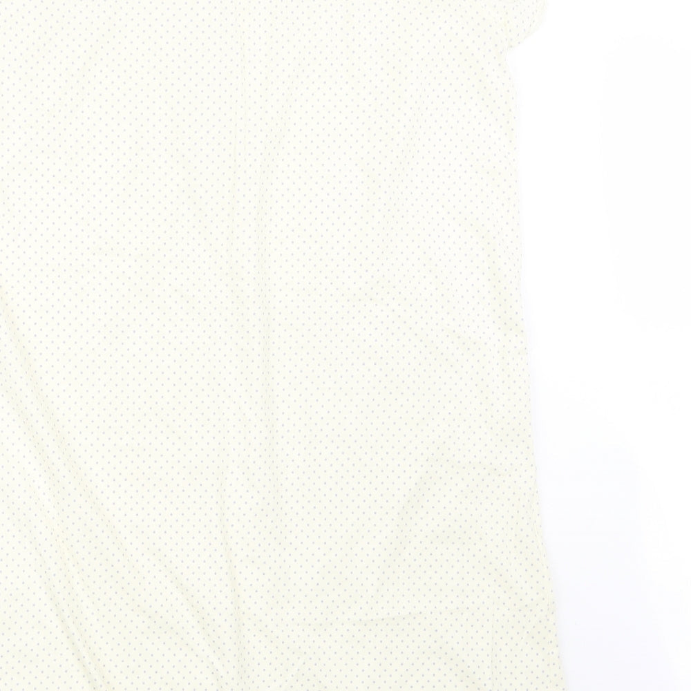 Marks and Spencer Womens Ivory Polka Dot  Top One Piece Size 12